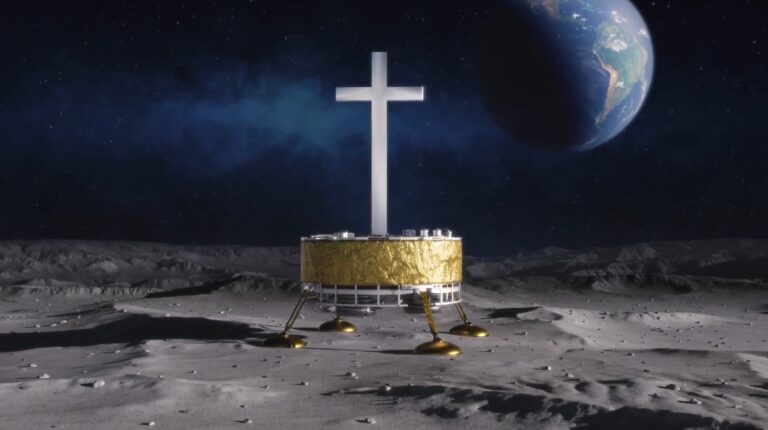 Cross on the Moon